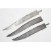 Dagger blades Hand Forged damascus steel set of 3 knife A 123